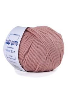 Пряжа Super Soft LANA GATTO 14393 Розовое дерево