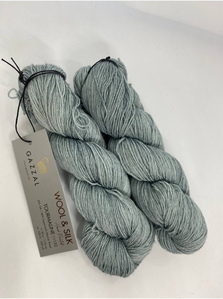 Пряжа Wool&Silk Gazzal 11152 Турмалин