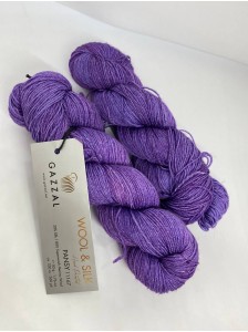 Пряжа Wool&Silk Gazzal 11167 Анютины глазки
